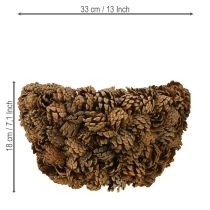 Artikel Kegelmand plantenmand dennenappels naturel Ø33cm H17cm