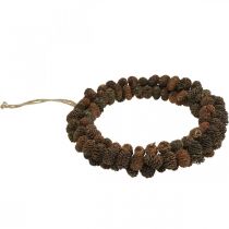 Artikel Kegelkrans elzenkegel decoratieve krans om natuur op te hangen Ø25cm
