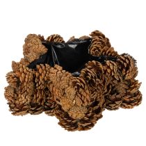 Artikel Bloempot in de vorm van een dennenappel, stervormig, 30 cm