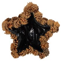 Artikel Bloempot in de vorm van een dennenappel, stervormig, 30 cm