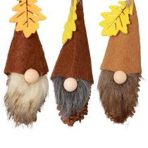 Artikel Kegelkabouterhanger kabouterdecoratie herfstkabouter H10cm 6 st