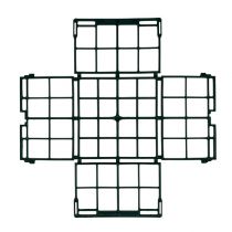 Artikel Baksteenrooster 1/2 260mm x 260mm x 75mm plat 20 stuks