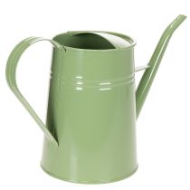 Artikel Vintage metalen gieter voor binnen, mintgroen, 1,7 liter; decoratieve vaas, retro design, H23cm
