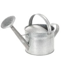 Artikel Vintage zinken gieter, 27 cm - plantenbak voor tuin en terras, metalen bloempot