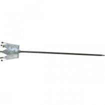 Artikel Waxinelichthouder kroontje om op te steken zink Ø9,5cm H50cm