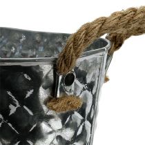 Artikel Zinken schaal ovaal 23cm x 12cm H10,5cm