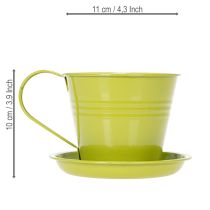 Artikel Plantenpotje, stijlvolle plantenpot voor individuele decoratie-ideeën, 11 cm, 6 stuks