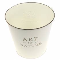 Artikel Bloempot Zink Art of Nature Crème Ø17.5cm H15cm