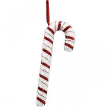 Artikel Deco Zuurstok Kerst Rood Wit Gestreept H34cm