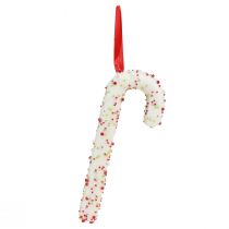 Artikel Candy Cane Decoratie Kerst Hangend Wit Kleurrijk 20cm Set van 6