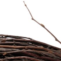 Artikel Klassieke decoratieve wilgenkrans voor creatieve arrangementen, 59 cm