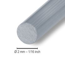 Artikel Aluminiumdraad 2mm sieradendraad zilver 118m 1kg