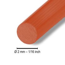 Artikel Aluminiumdraad Ø2mm 500g 60m oranje