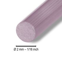 Artikel Aluminiumdraad Ø2mm roze decoratief draad rond 500g 60m