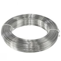 Artikel Aluminiumdraad, zilver, knutseldraad, decoratief draad, 1,5 mm, 1000 g voor sieraden, bloemisterij en doe-het-zelfprojecten