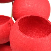 Artikel Bell Cup op stokje Mix Rood 15 st