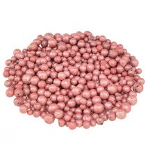 Artikel Briljante sierkralen 4mm - 8mm rode sierkorrels 1 liter