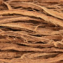 Artikel Hobbymateriaal natuurlijke decoratieve vezels bruin exotische natuurlijke vezels 500g