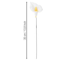 Artikel Calla lelies op draad, klein, wit, 50 stuks