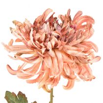 Artikel Chrysanten Roze Zalm Kunst Ø13cm L72cm 2st