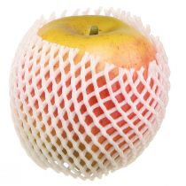 Artikel Decoratieve appelgele en rode decoratieve fruitvoerdummy Ø9cm