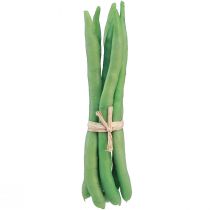 Artikel Decoratieve Bonen Kunstgroenten Groen Real Touch 17cm 6 st