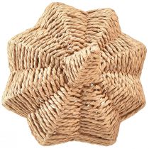 Artikel Decoratieve pompoen raffia natuurlijke rustieke herfstdecoratie Ø25cm H25cm