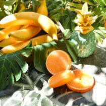 Artikel Decoratieve sinaasappels Kunstfruit in stukjes 5–7 cm 10 stuks