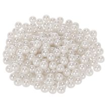 Artikel Decoratieve witte kralen, Ø8mm, 250 stuks