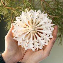 Artikel Elegante papieren sneeuwvlokken voor winter- en kerstdecoraties