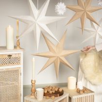 Artikel Decoratieve ster voor verlichting papier jute naturel Ø75cm