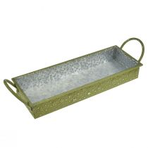 Artikel Decoratief dienblad Kerst groene sterren 49cm/43cm set van 2