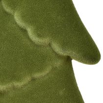 Artikel Decoratieve dennenboom gevlokte kerstboom groen 60cm
