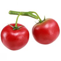 Artikel Siertomaatjes 2 kunsttomaatjes op pluim Ø6cm L15cm
