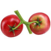 Artikel Decoratieve tomaten 2 kunsttomaten aan wijnstok Ø6cm L15cm