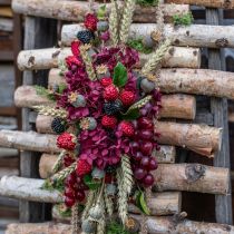 Artikel Decoratieve druif rode kunstdruiven decoratieve vruchten 15cm