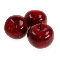 Artikel Kunstappels rood, glanzend 6cm 6 st
