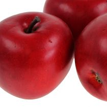 Artikel Decoratief appel rood 6,5cm 12 st