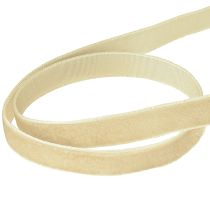 Artikel Decoratief lint fluwelen lint cadeaulint fluweel beige 10mm 20m