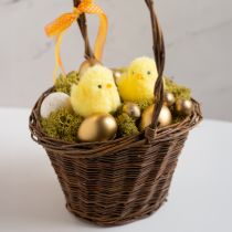 Artikel Decoratieve kuikentjes, perfect voor de paasviering in de woonkamer of tuin, 7 cm, 6 stuks