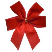 Artikel Decoratieve strik rood fluwelen strik 4cm breed Kerststrik voor buiten 15×18cm 2st