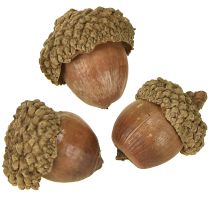Artikel Eikels ter decoratie, herfstdecoratie, natuurlijke herfstvruchten Ø1,5 – 2,5 cm L1,5 – 3 cm 300 g