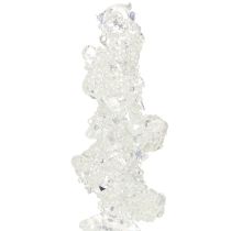 Artikel IJspegel kerstboomversiering met glitter, winterdecoratie, 17,5 cm, 4 stuks
