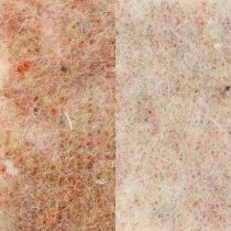 Artikel Viltlint wollen lint decoratieve stof bruin-rood beige wolvilt 7,5cm 5m