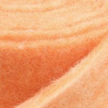 Artikel Vilten lint oranje 7,5cm 5m