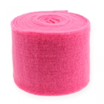 Vilten lint roze 15cm 5m