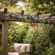 Artikel Kunstmatige seringenkrans, lentedecoratie voor speciale gelegenheden en seizoensontwerpen, 145 cm, 2 stuks