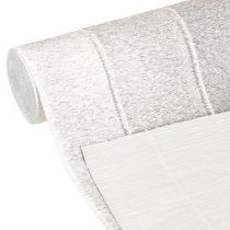 Artikel Bloemist crêpepapier zilver 50x250cm