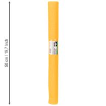 Artikel Bloemist crêpepapier zonnegeel 50x250cm