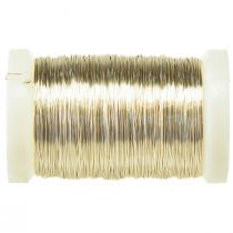 Artikel Bloemistendraad mirtedraad champagne 0,30mm 100g 3 st